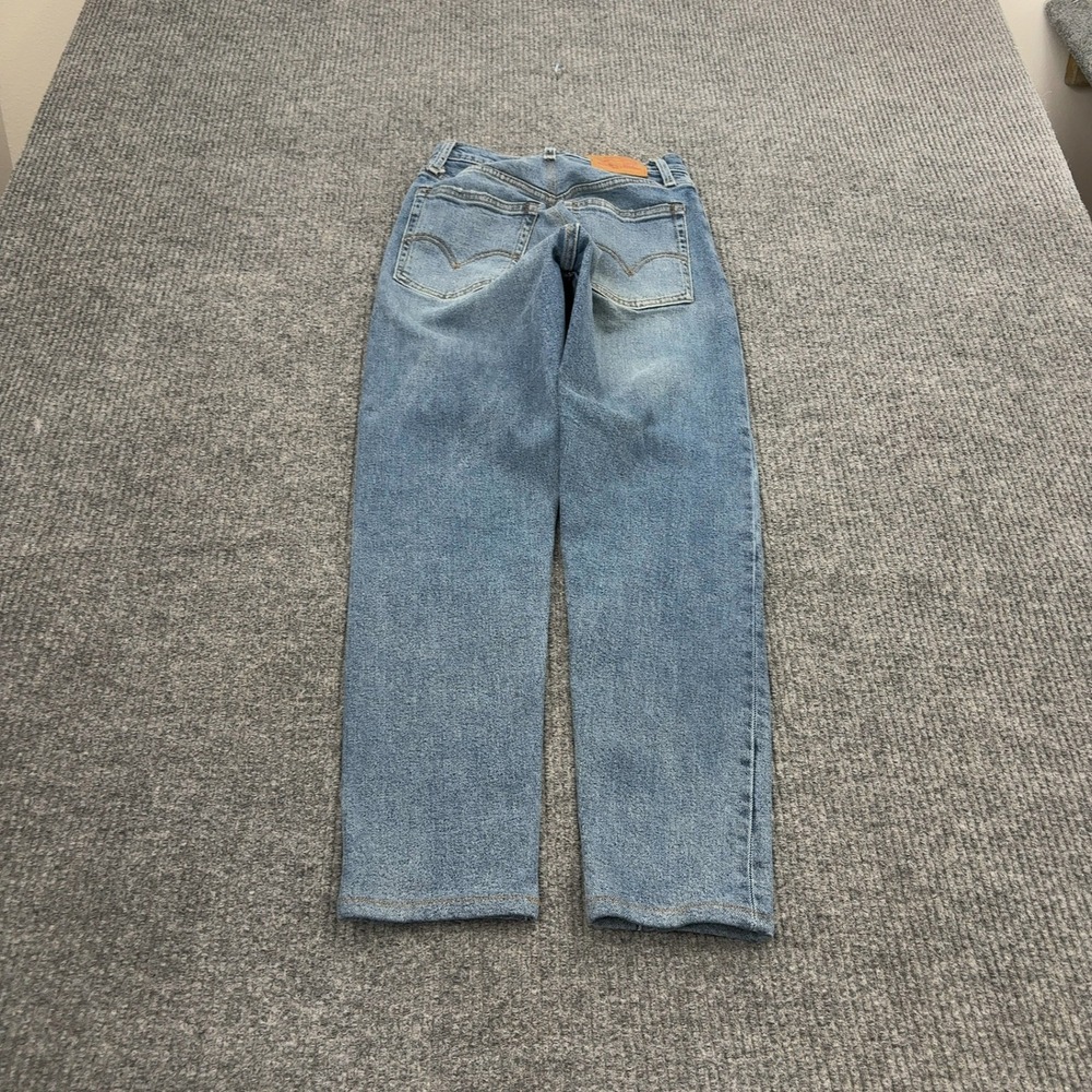 Levis Jeans Womens 26 Blue Cotton Wedgie High Rise Straight Slim Casual Style - Picture 8 of 11